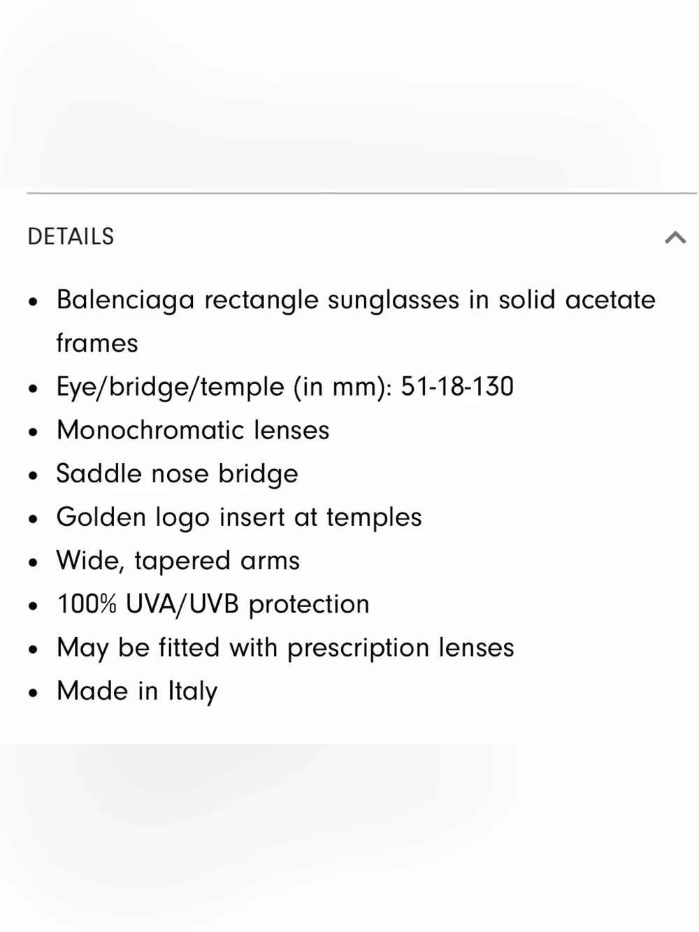 Balenciaga Rectangle Mirror B Acetate Sunglasses
